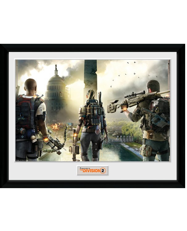 Zarámovaný plagát The Division 2 - Landscape
