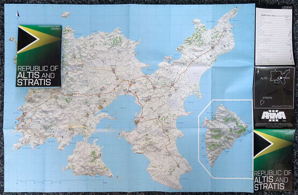 Mapa Arma 3 Republic of Altis and Stratis Xzone.sk