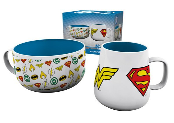 Raňajkový set DC Comics - Logos