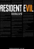 Kniha Resident Evil 7: Biohazard Document File