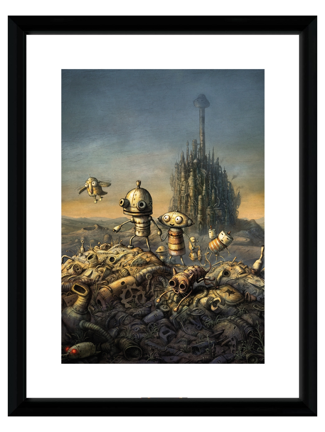 Zarámovaný plagát Xzone Originals - Machinarium