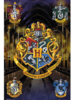 Plagát Harry Potter - Crests