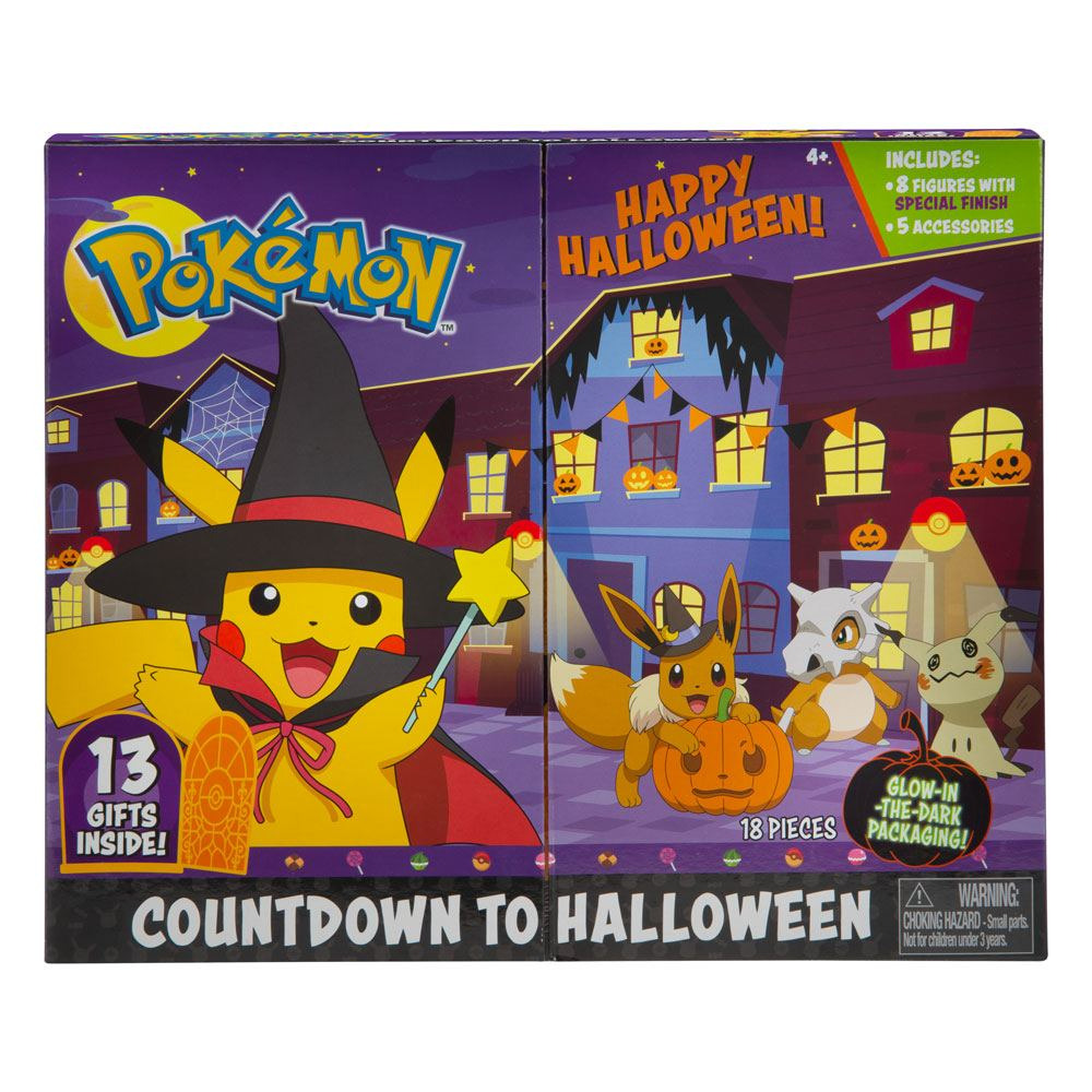 Figúrkový kalendár Pokémon Halloween - 2021