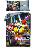 Obliečky Super Mario - Mario Kart with Bowser
