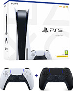 Konzola PlayStation 5 825 GB - Biela + DualSense - Midnight Black