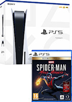 Konzola PlayStation 5 825 GB - Biela + Spider-Man: Miles Morales - Ultimate Edition (PS5)