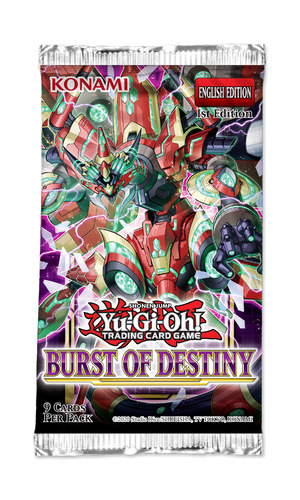 Kartová hra Yu-Gi-Oh! - Burst of Destiny Booster (9 kariet)