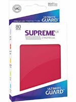 Ochranné obaly na karty Ultimate Guard - Supreme UX Sleeves Standard Red (80 ks)