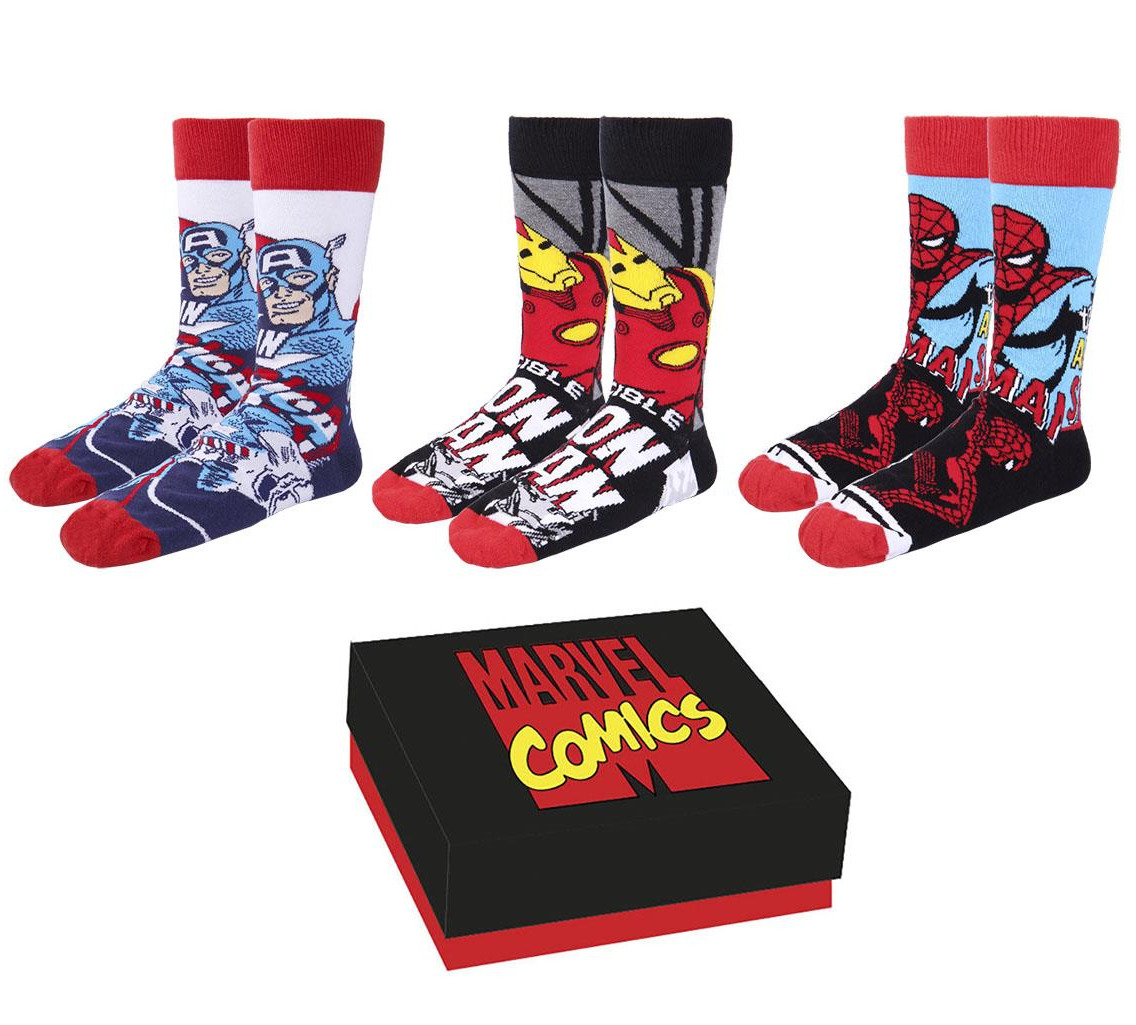 Ponožky Marvel - Avengers (3 páry, 40/46)