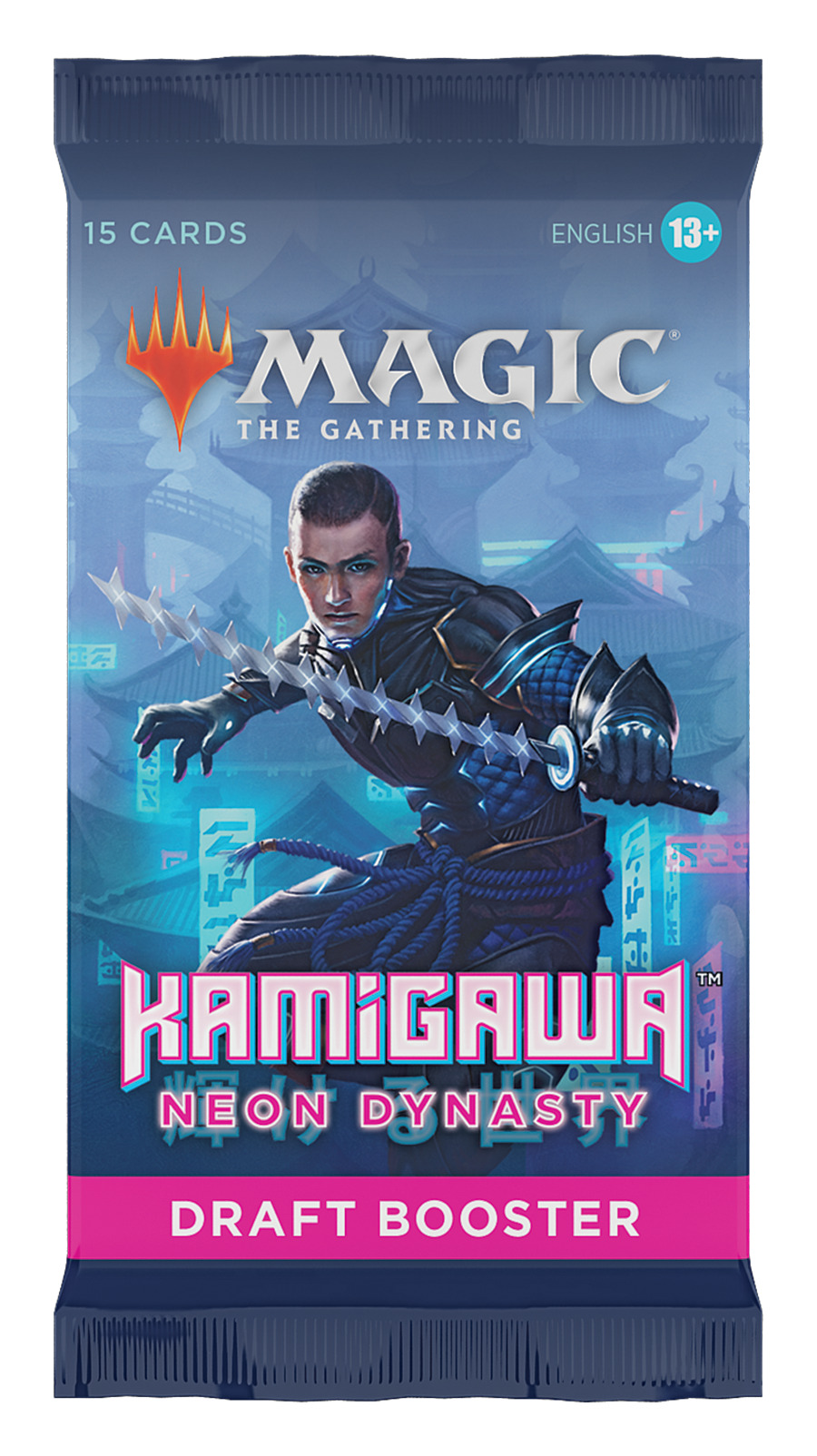 Kartová hra Magic: The Gathering Kamigawa: Neon Dynasty - Draft Booster (15 kariet)