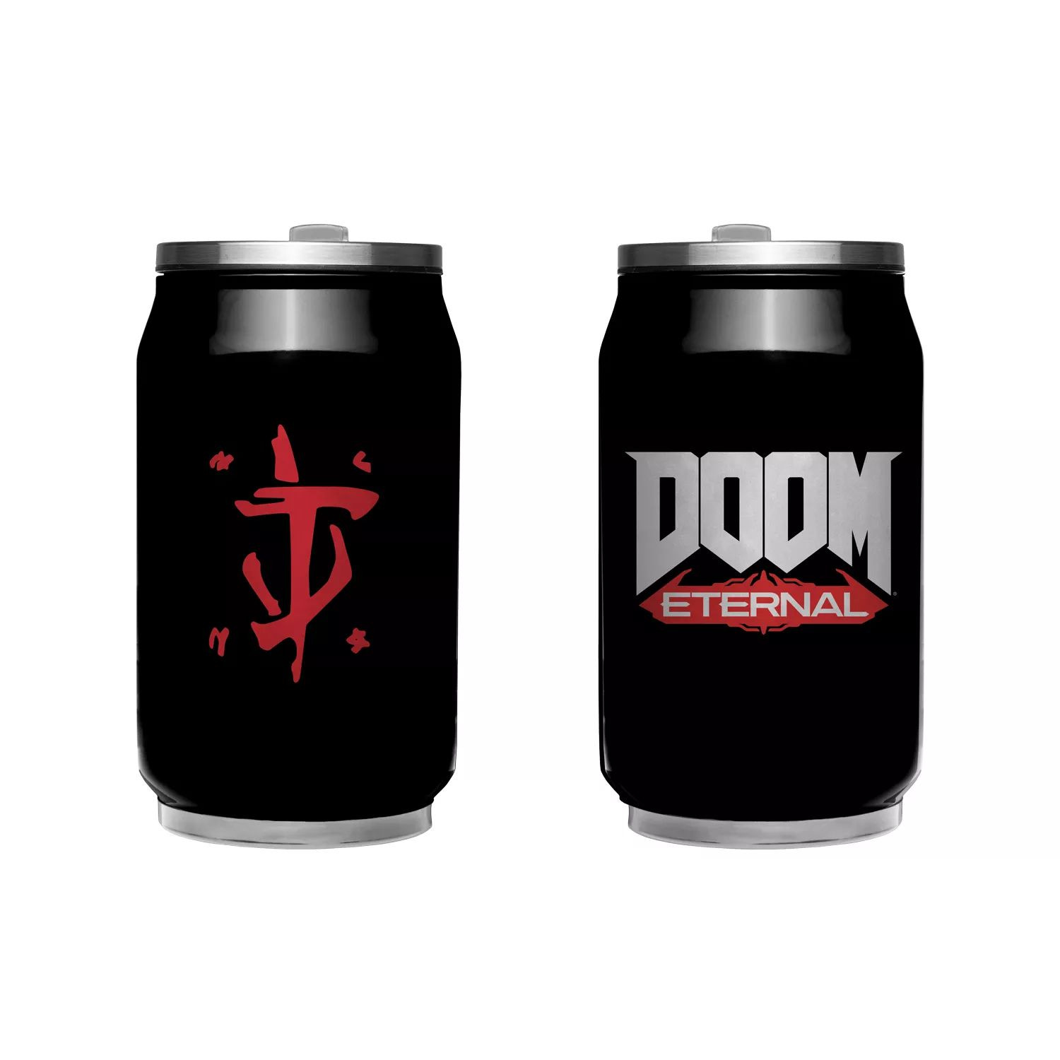 Fľaša na pitie Doom: Eternal - Doomslayer Rune Metal Can