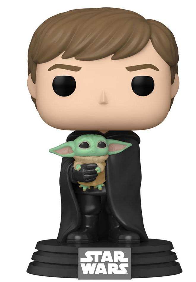Figúrka Star Wars: The Mandalorian - Luke Skywaler with Grogu (Funko POP! Star Wars 482)