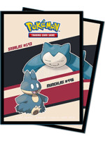 Ochranné obaly na karty Ultra Pro - Snorlax & Munchlax (65 ks) 
