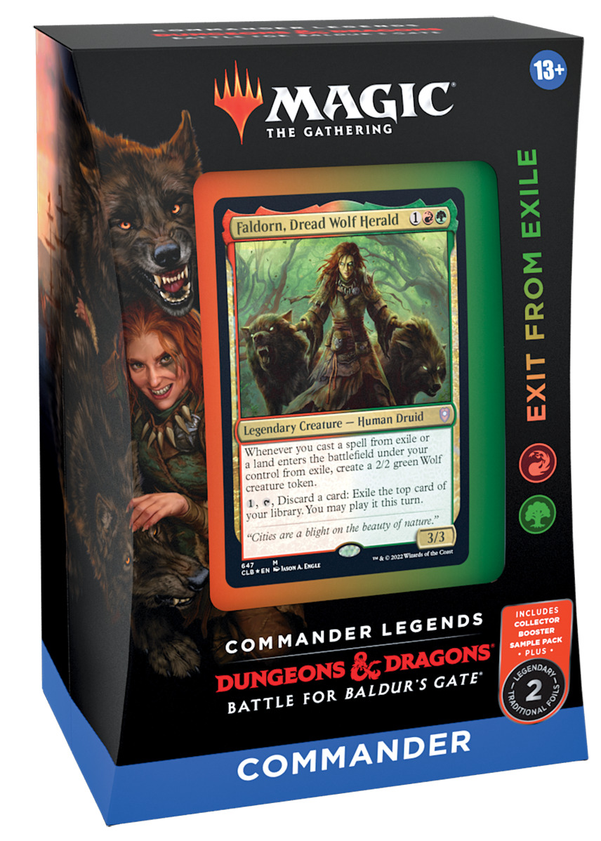Kartová hra Magic: The Gathering Commander Legends D&D: Battle for Baldurs Gate - Exit from Exile (Commander Deck)