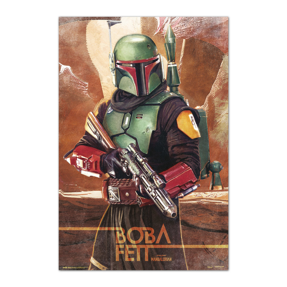 Plagát Star Wars: The Mandalorian - Boba Fett