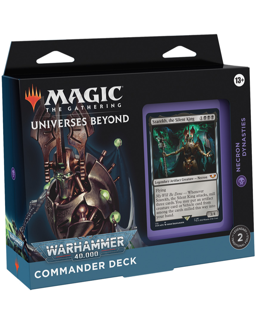Kartová hra Magic: The Gathering Universes Beyond: Warhammer 40,000 - Necron Dynasties (Commander Deck)