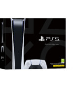 Konzola PlayStation 5 825 GB - Biela (Digital Edition) + ovládač podľa výberu