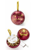 Vianočná ozdoba Harry Potter- Gryffindor (s príveskom vo vnútri)