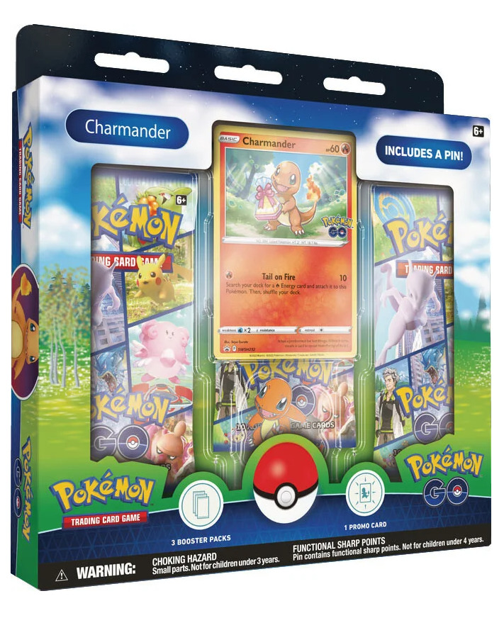 Kartová hra Pokémon TCG: Pokémon GO - Pin Collection (Charmander)
