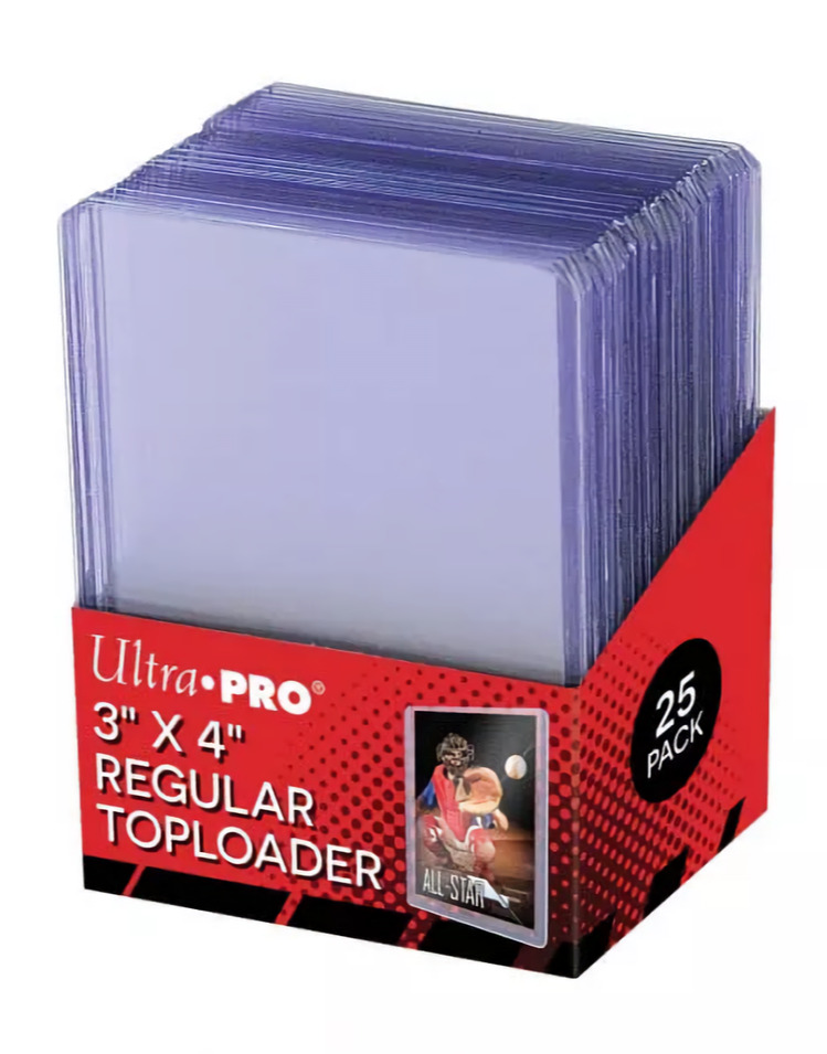 Ochranné obaly na karty Ultra Pro - Regular Toploader (25 ks)
