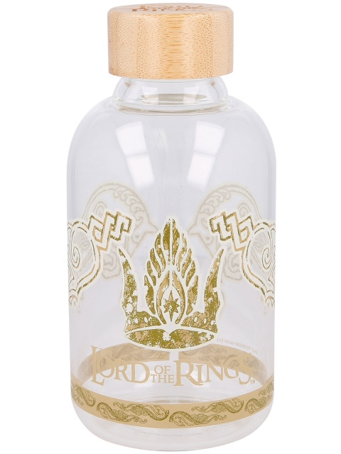 Fľaša na pitie Lord of the Rings - Golden Crown (sklenená)