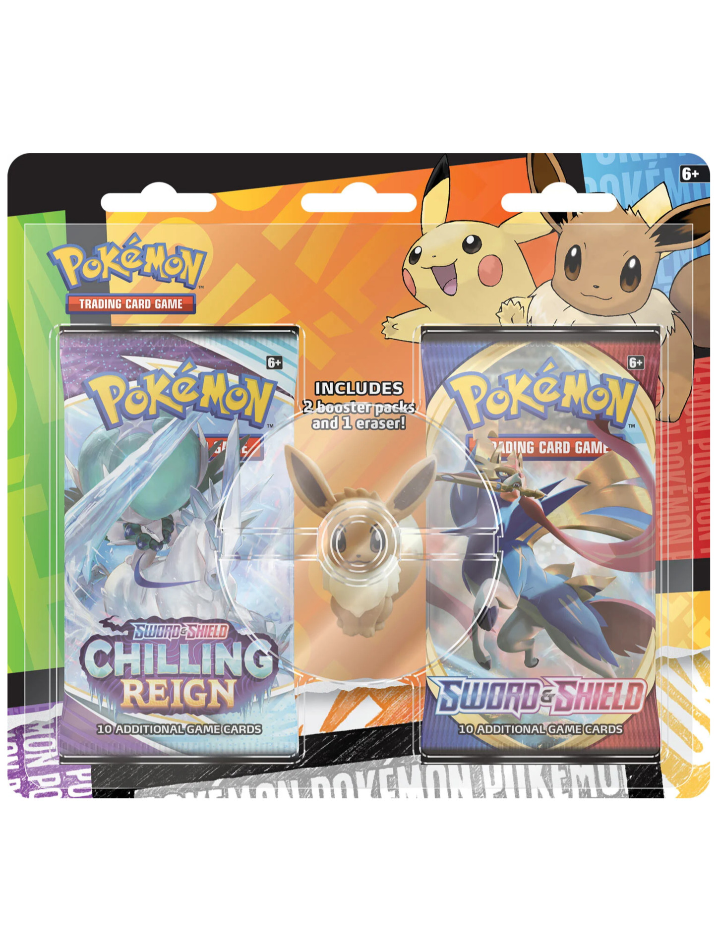 Kartová hra Pokémon TCG: Guma Eevee + 2x booster
