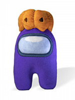 Plyšák Among Us - Plush Buddies (fialový s čiapkou)