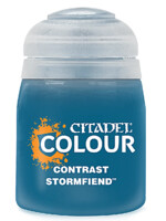 Citadel Contrast Paint (Stormfiend) - kontrastná farba - modrá 