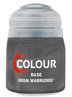 Citadel Base Paint (Iron Warriors) - základná farba, šedá 