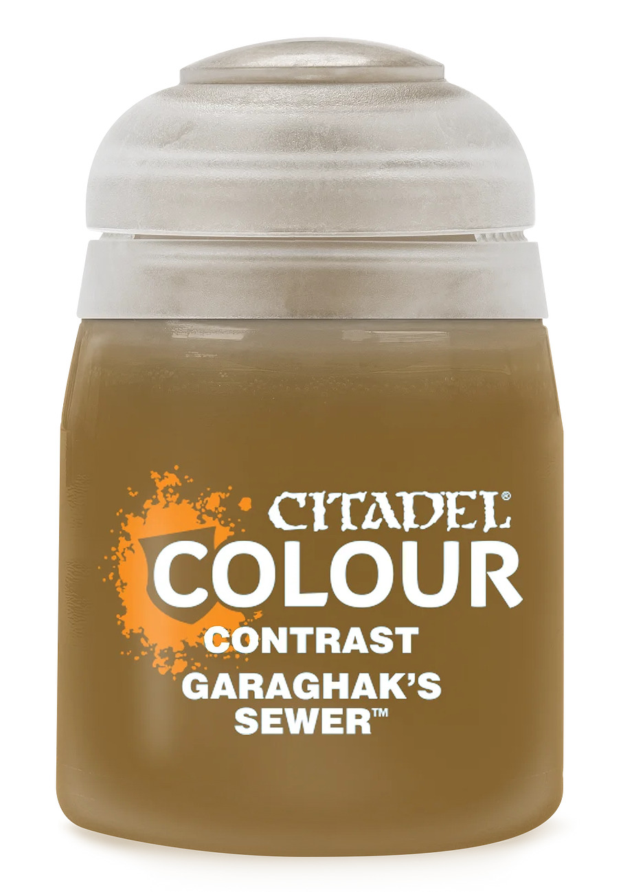 Citadel Contrast Paint (Garaghak's Sewer) - kontrastní barva - hnědá