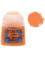 Citadel Layer Paint (Fire Dragon Bright) - krycia farba, oranžová