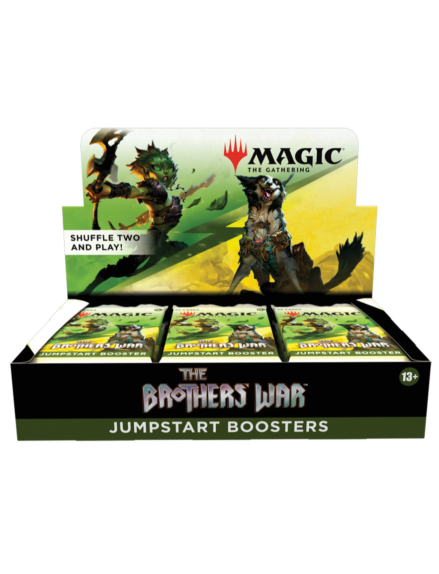 Kartová hra Magic: The Gathering Brothers War - Jumpstart Booster Box (18 boosterov)