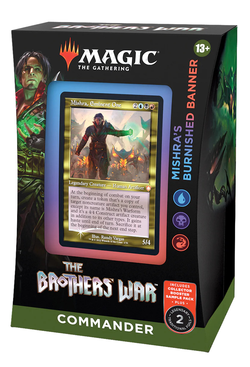Kartová hra Magic: The Gathering The Brothers War - Mishras Burnished Banner (Commander Deck)