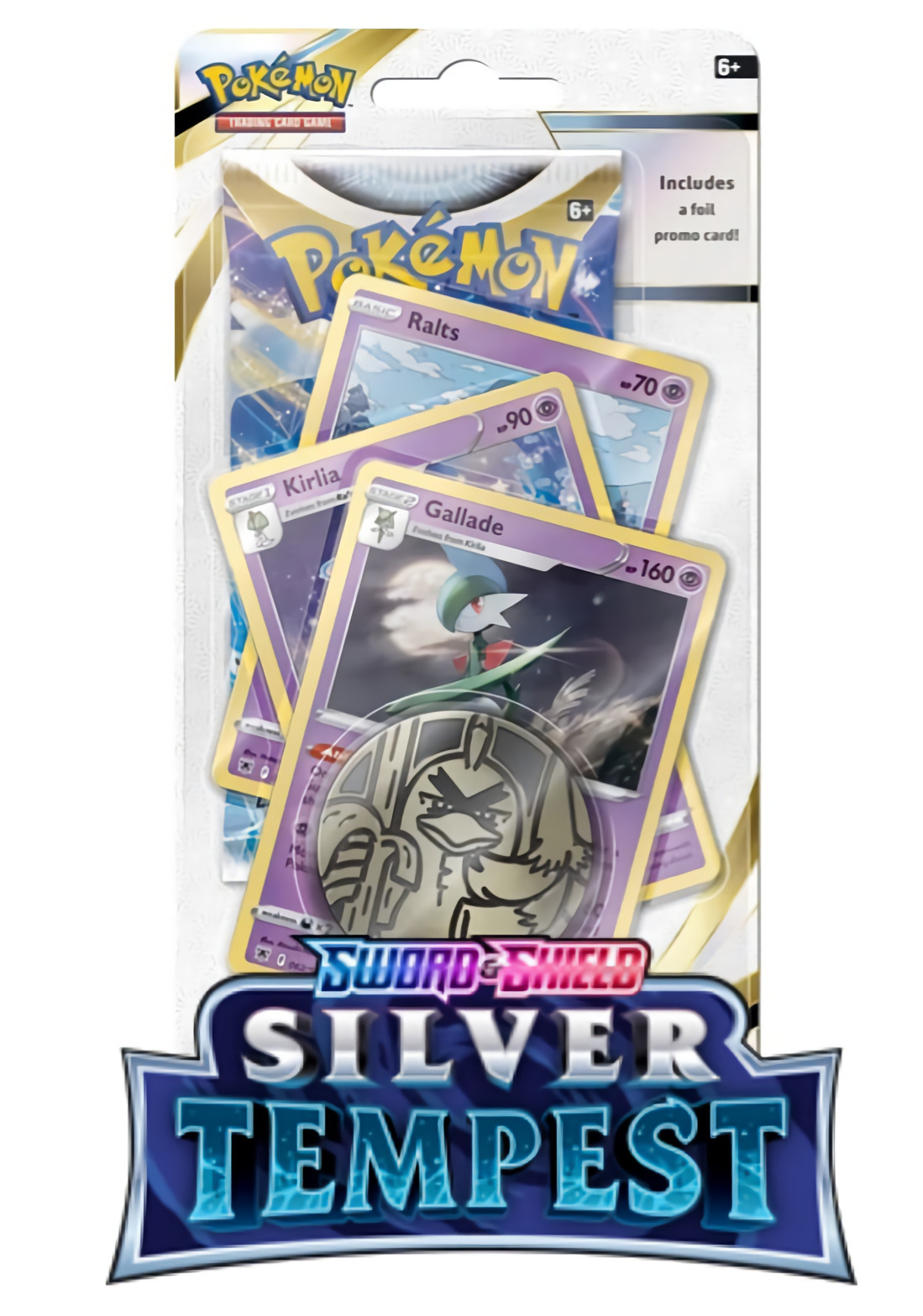 Kartová hra Pokémon TCG: Sword & Shield Silver Tempest - Premium Checklane Blister booster (Gallade)