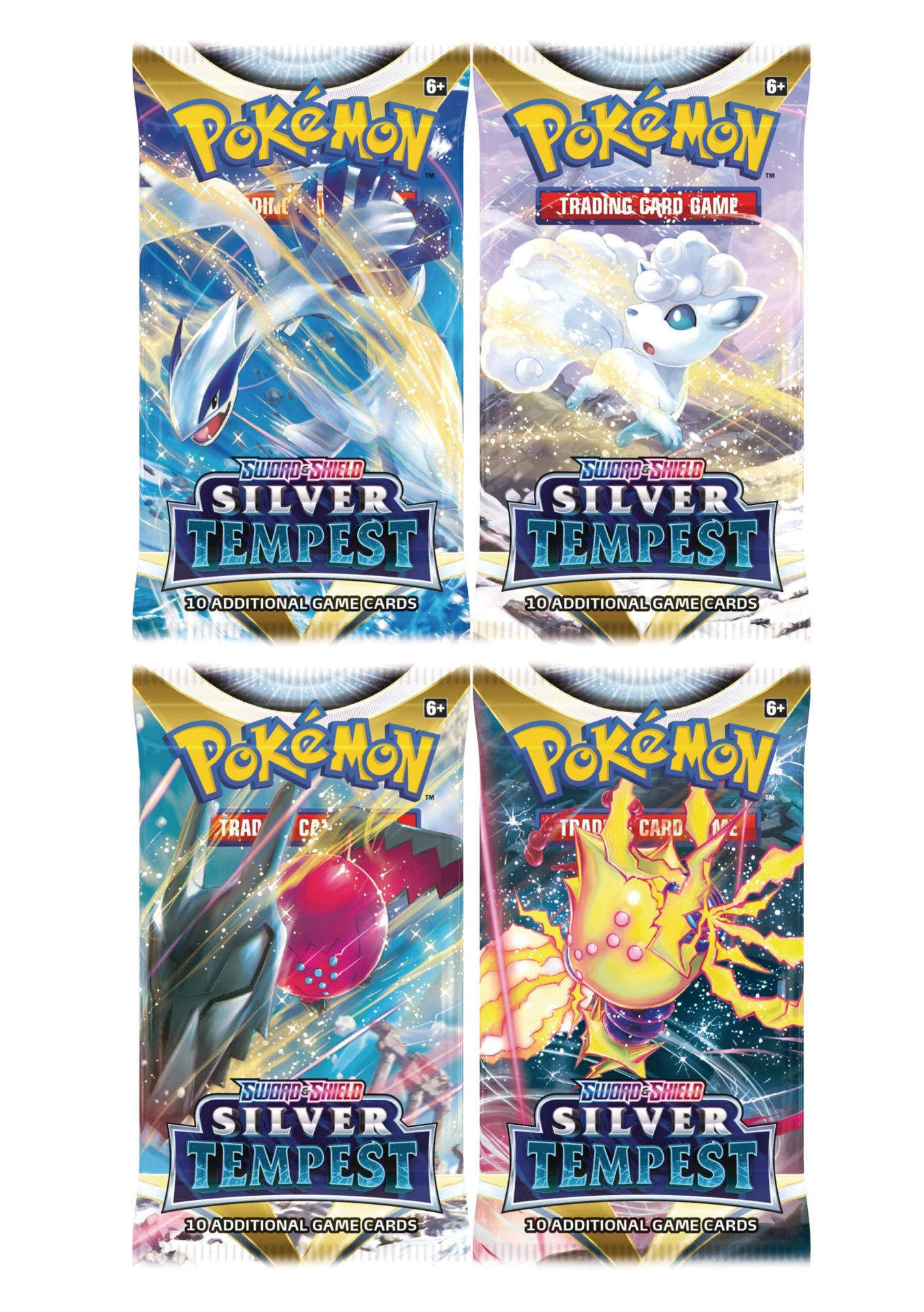 Kartová hra Pokémon TCG: Sword & Shield Silver Tempest - booster (10 kariet)