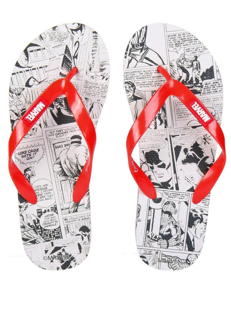 Pantofle Marvel - Comic Print (Flip flops)