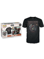 Tričko Star Wars: The Mandalorian - Boba Fett + figurka Funko