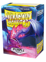 Ochranné obaly na karty Dragon Shield - Standard Sleeves Matte Purple (100 ks)
