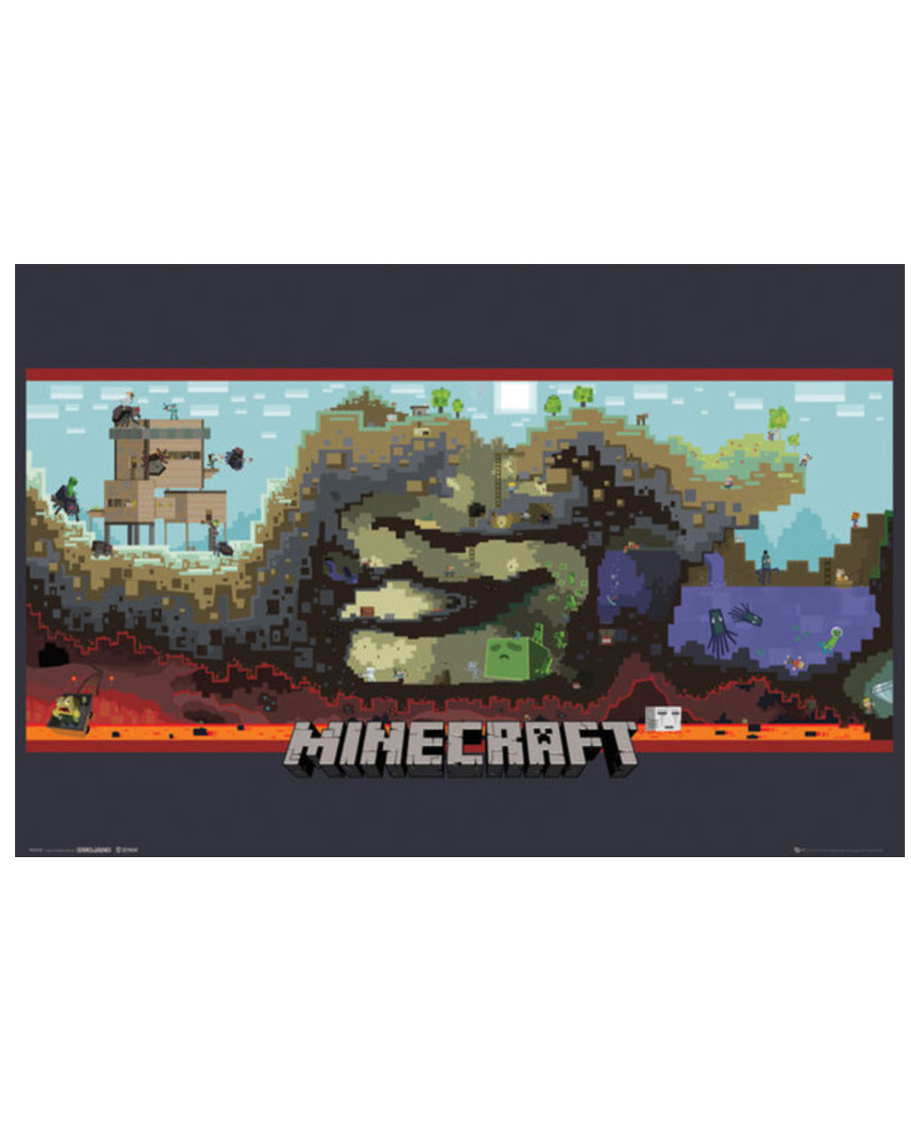Plagát Minecraft - Underground