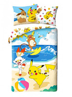 Obliečky Pokémon - Pikachu with Scorbunny