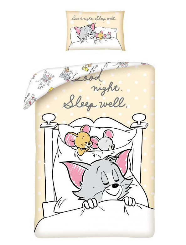 Obliečky detské Tom and Jerry - Good Night