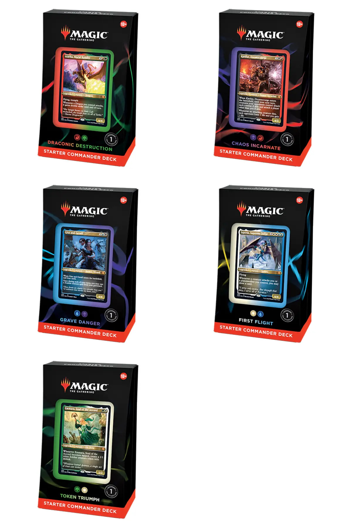 Kartová hra Magic: The Gathering 2022 - Starter Commander Deck Set
