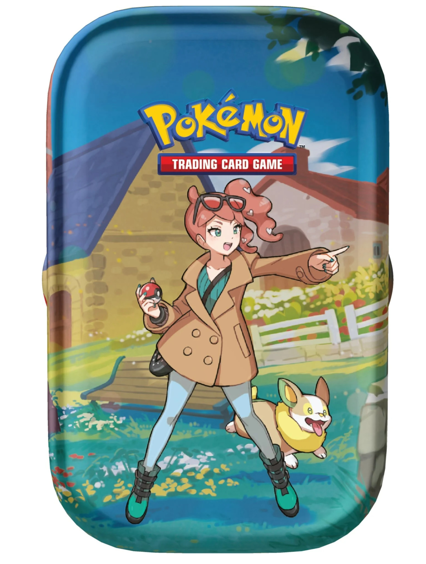 Kartová hra Pokémon TCG - Crown Zenith Mini Tin: Sonia & Yamper