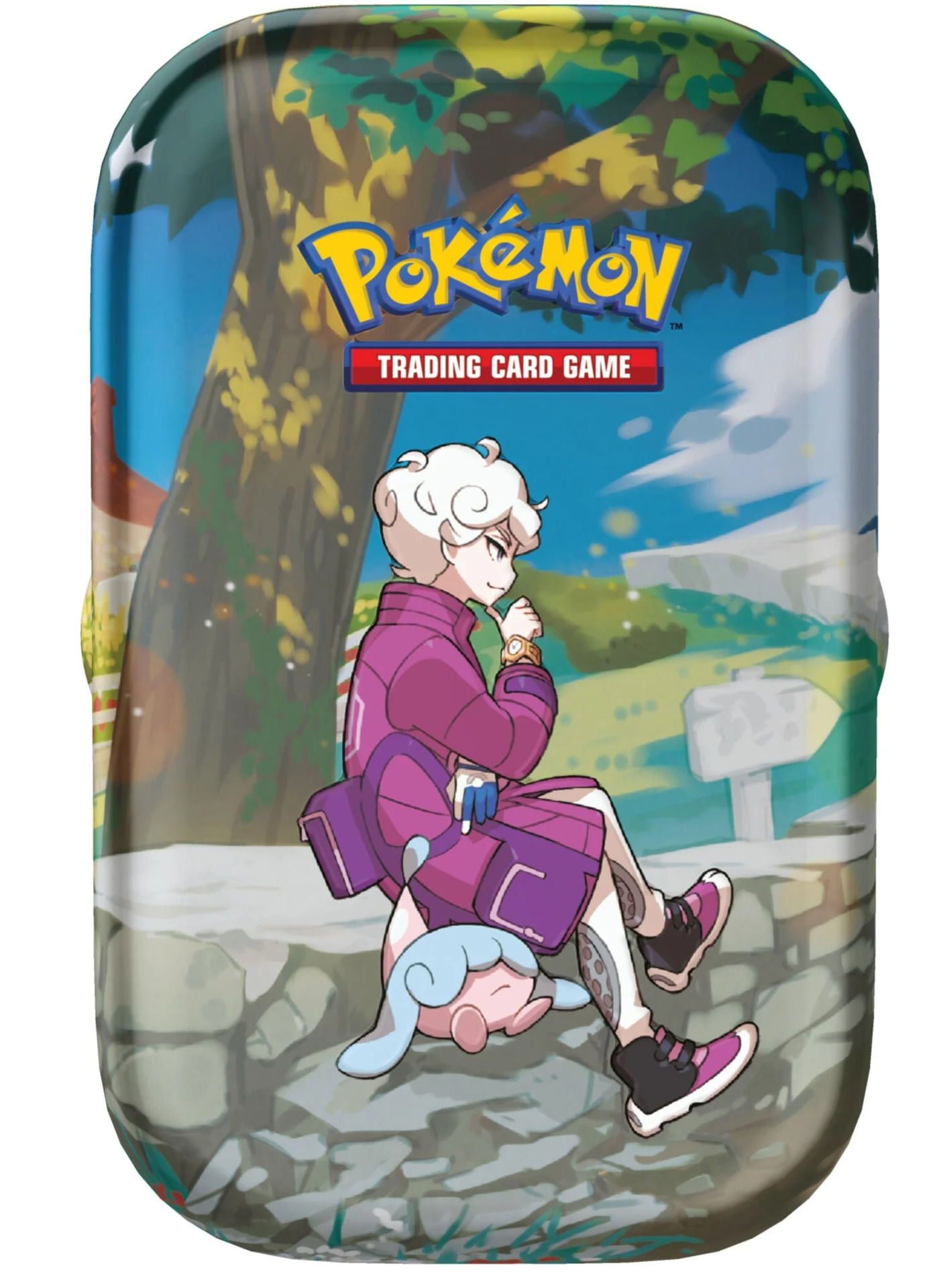 Kartová hra Pokémon TCG - Crown Zenith Mini Tin: Bede & Hatenna
