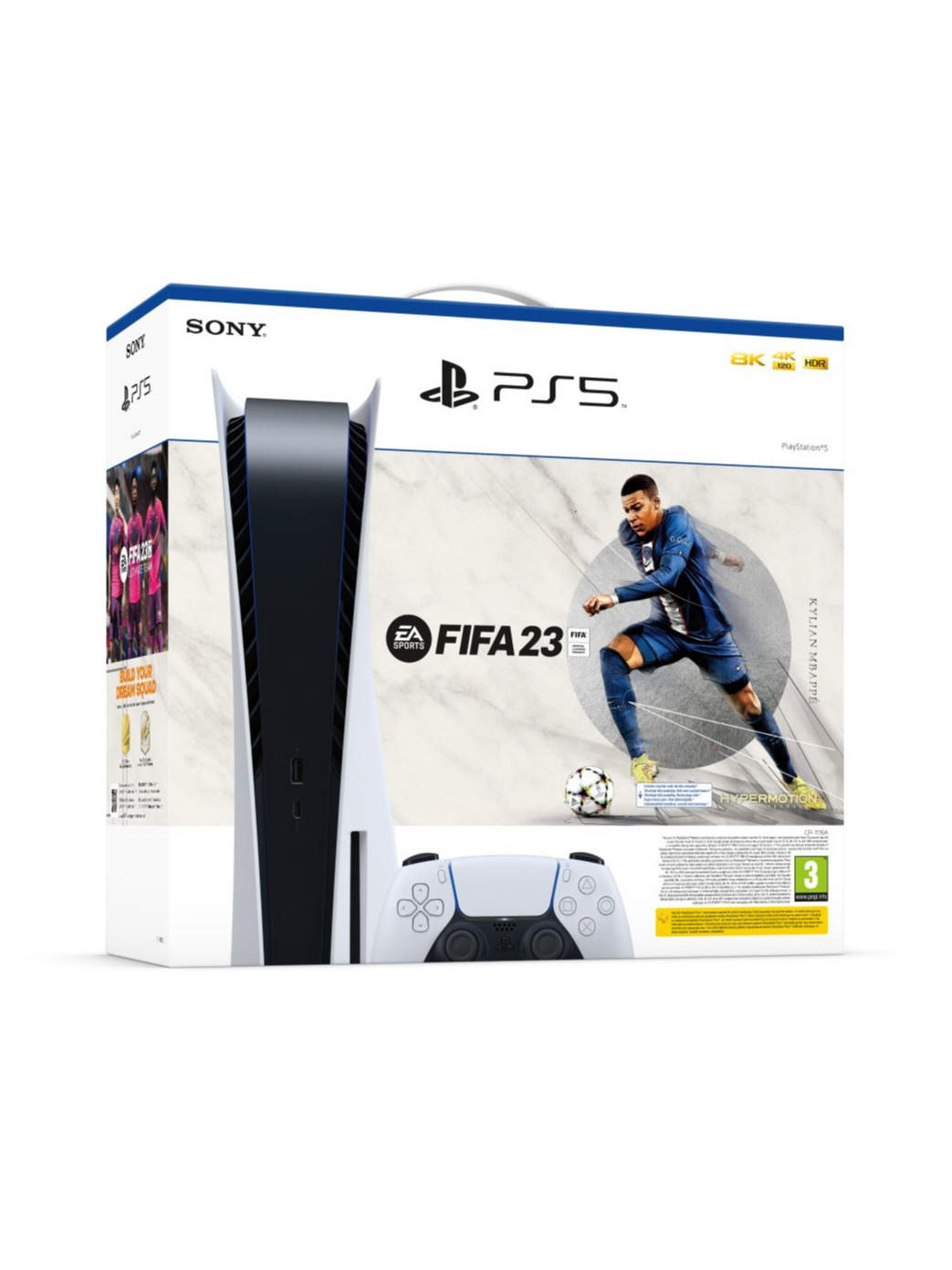 Konzola PlayStation 5 825 GB - Biela + FIFA 23