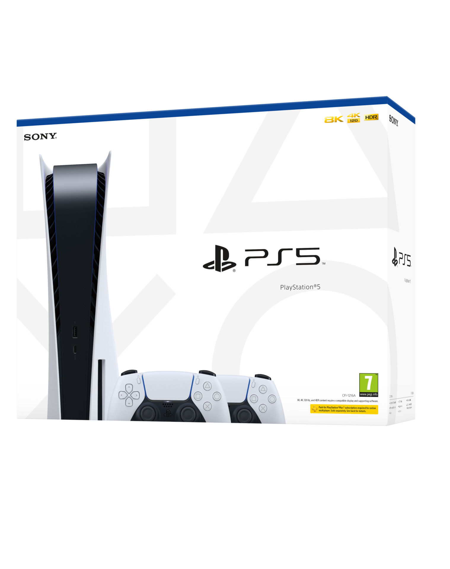 Konzola PlayStation 5 825 GB - Biela + 2x DualSense biely (PS5)