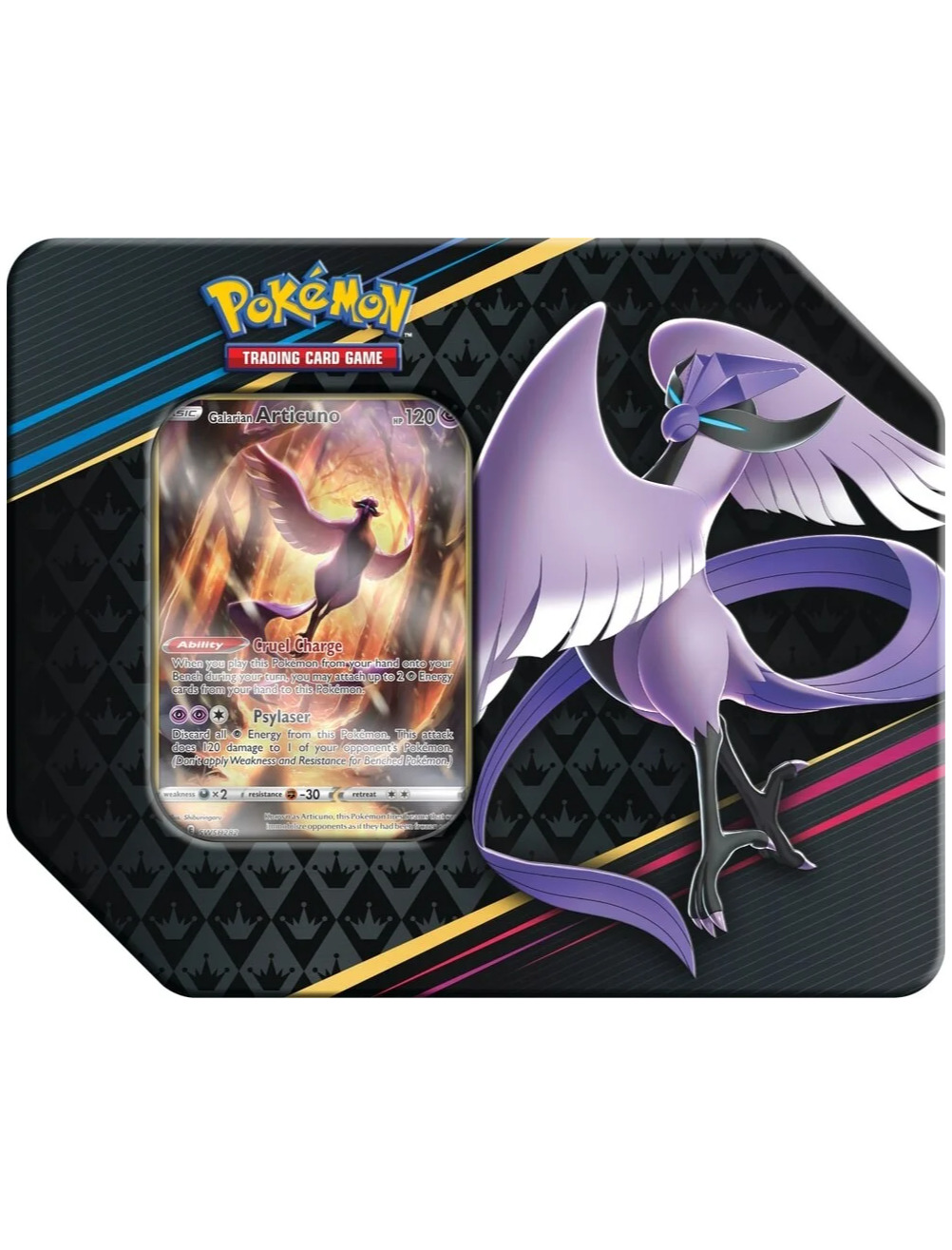 Kartová hra Pokémon TCG - Crown Zenith Premium Art Tin - Articuno