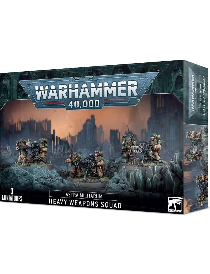 W40k: Astra Militarum - Heavy Weapons Squad (2023) (3 figúrky)