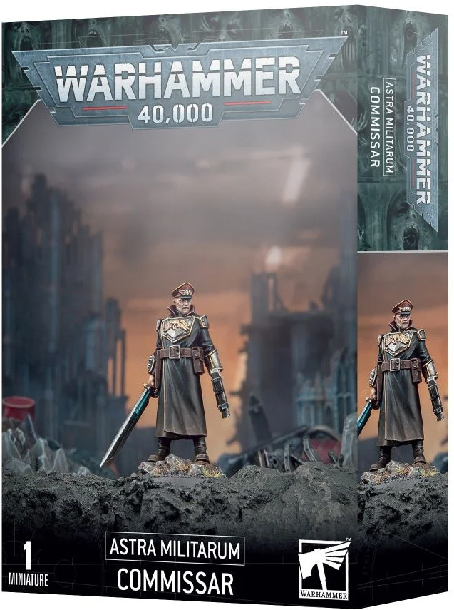 W40k: Astra Militarum - Commissar (1 figúrka)