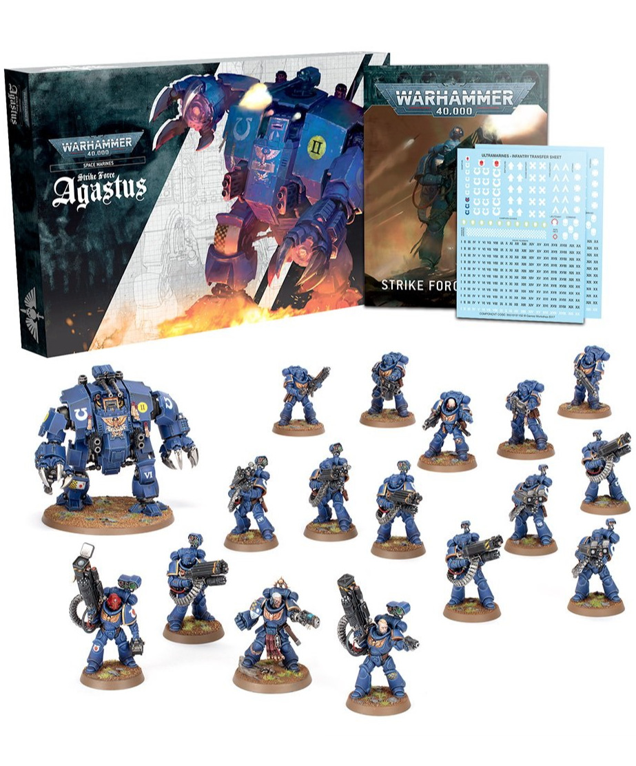 W40k: Space Marines Agastus Strike Force (17 figúrok)